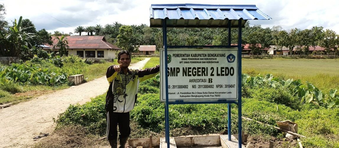 Gambar fasilitas sekolah SMP Negeri 2 Ledo